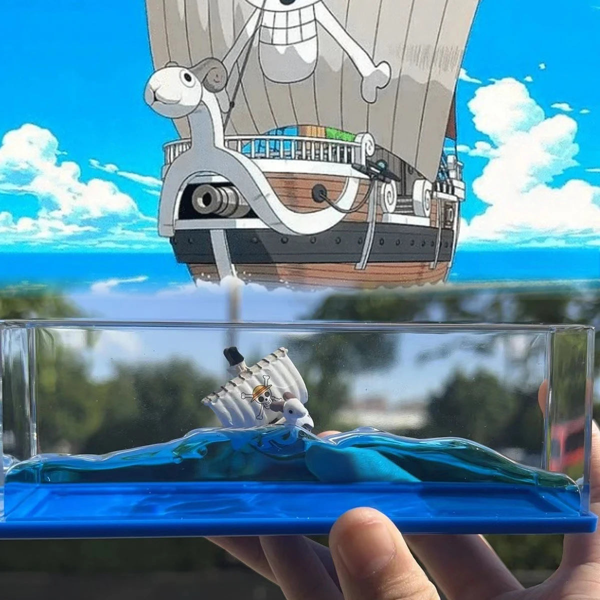 Going Merry Floating Ship Display